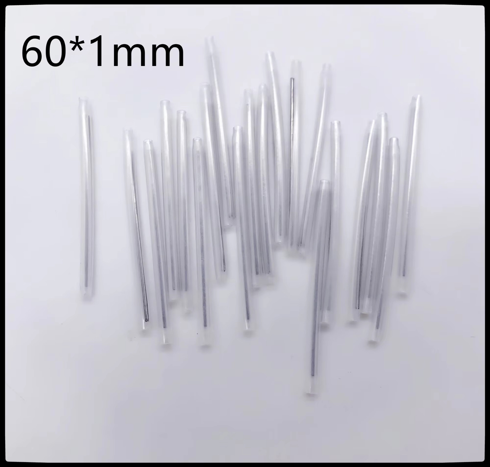 500pcs Fiber Optic splicing sleeve Cable Protection Sleeves 40mm 45mm 60mm*1.0mm