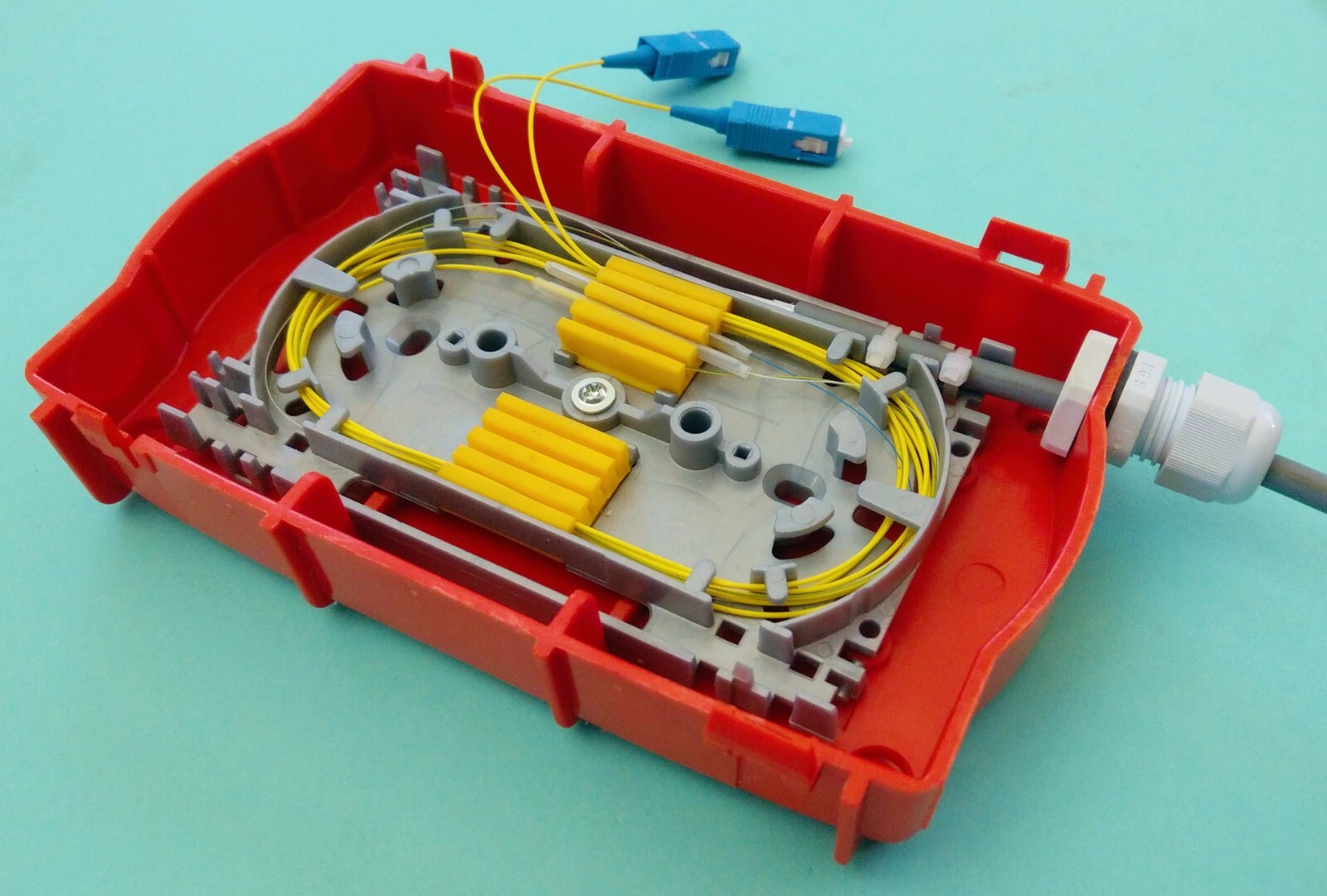 FOS-42 cassette variations Indoor fiber optic distribution box FTTH splice tray