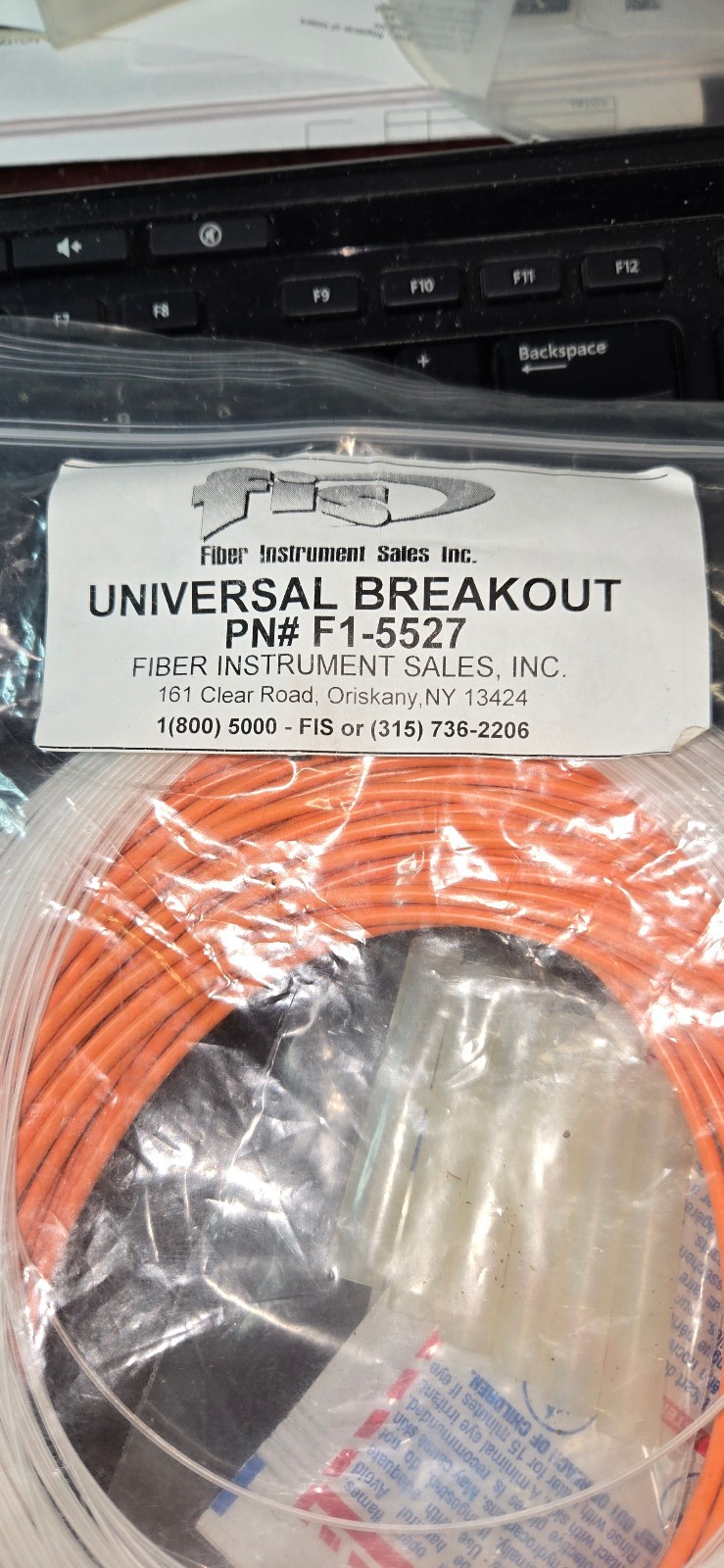 LOT of Assorted Fiber Whips – PatchCords – Thread Lock SC Connectors