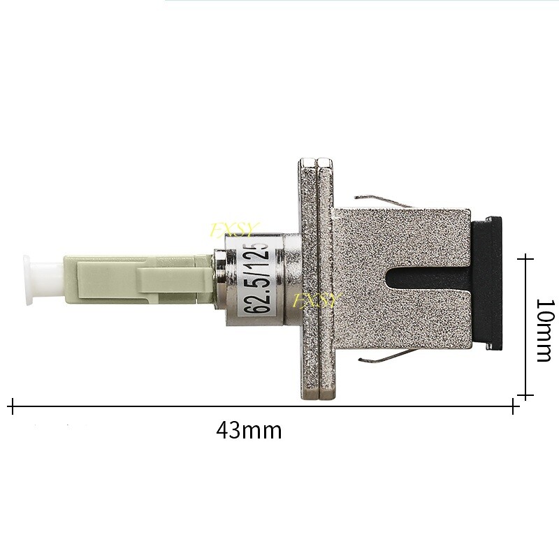 LC/UPC Male to SC/UPC Female SM MM Hybrid Fiber Optical Adapter Optic Converter