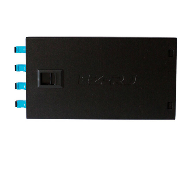 4-port SC fiber optic terminal box thickened 1.0MM including flange + pigtail