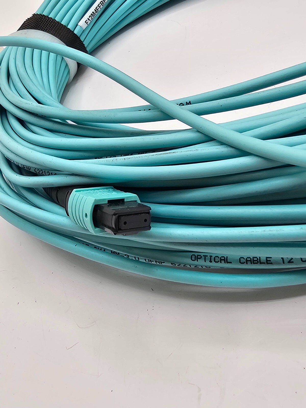 Optical Cable 12 Core 50/125 Aqua 50FT OM4 MM-3.0 0FNP 6221216 00461M
