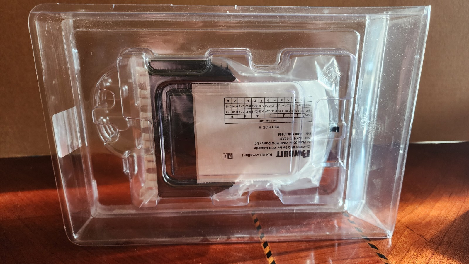 NEW and SEALDED Panduit FQXN-12-10AS Quicknet SFQ Cassette 12 Fiber 6 LC