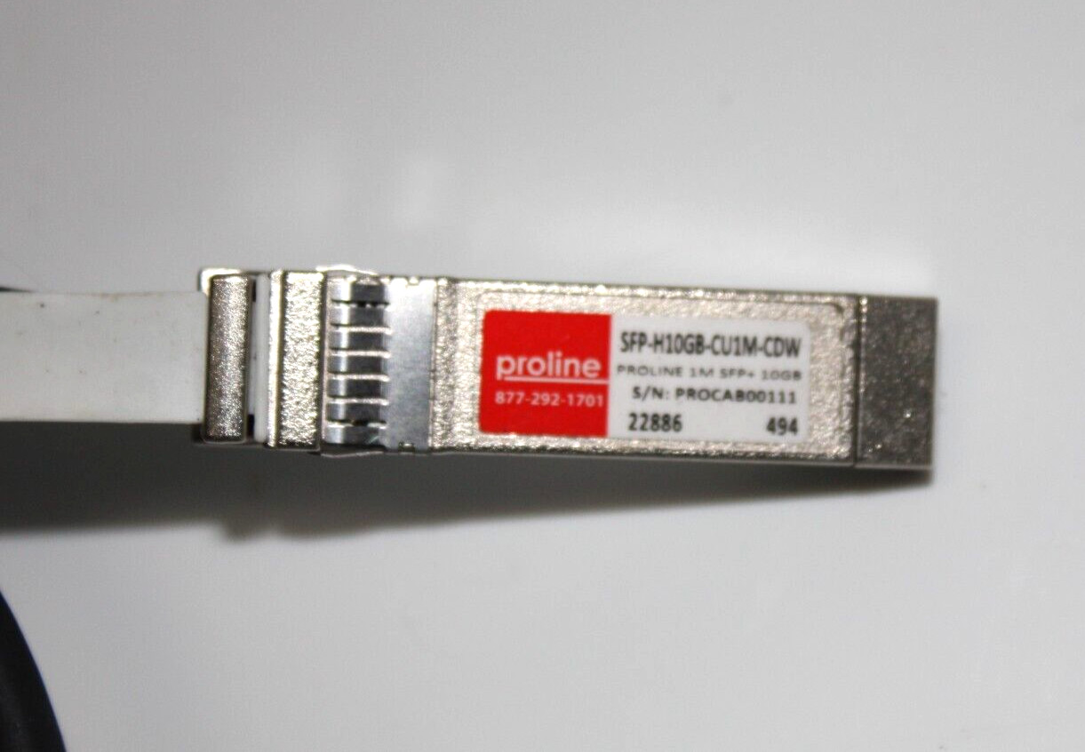 Tested / Verified – Proline SFP-H10GB-CU1M CDW
