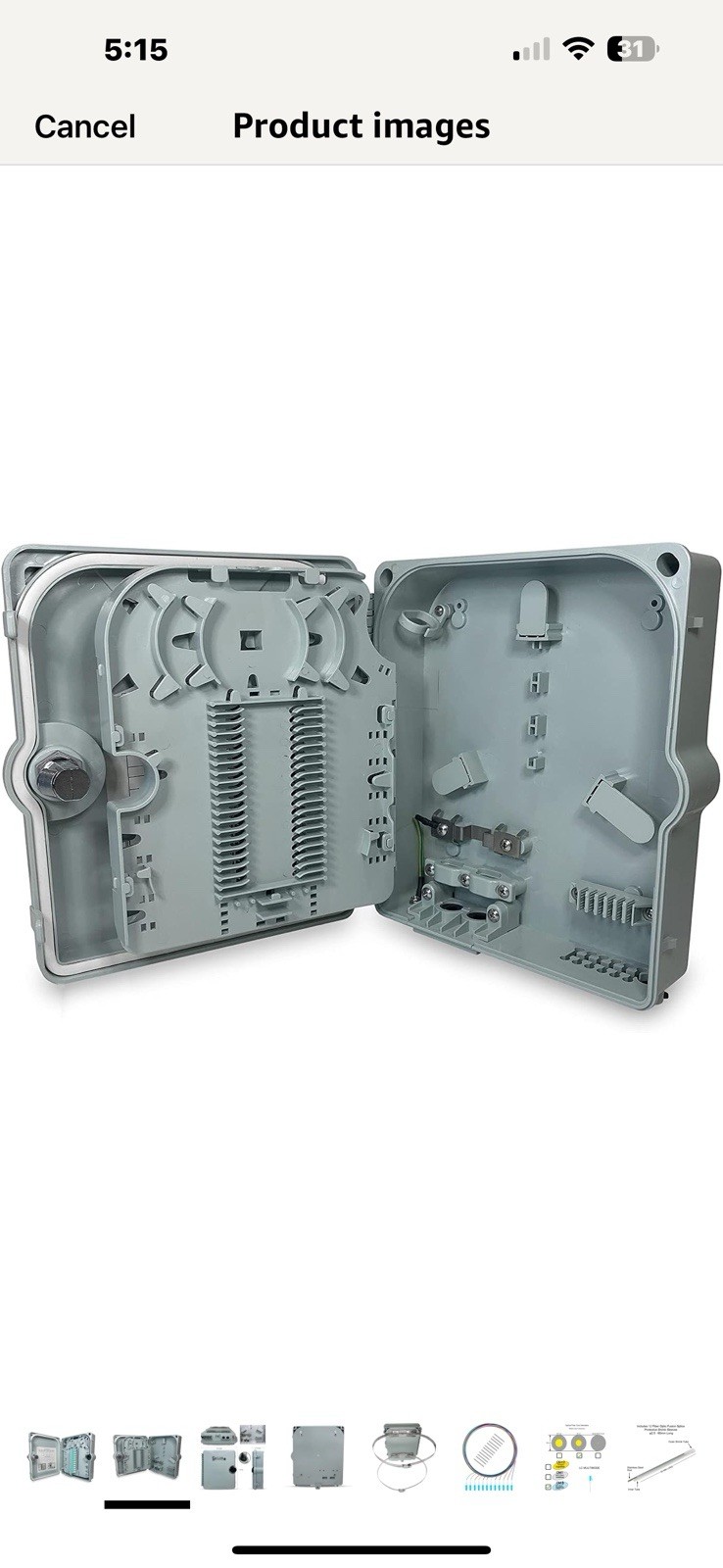 Fiber Optic Wall Or Pole Mount Enclosure Box (LC OM3 with Pigtails)
