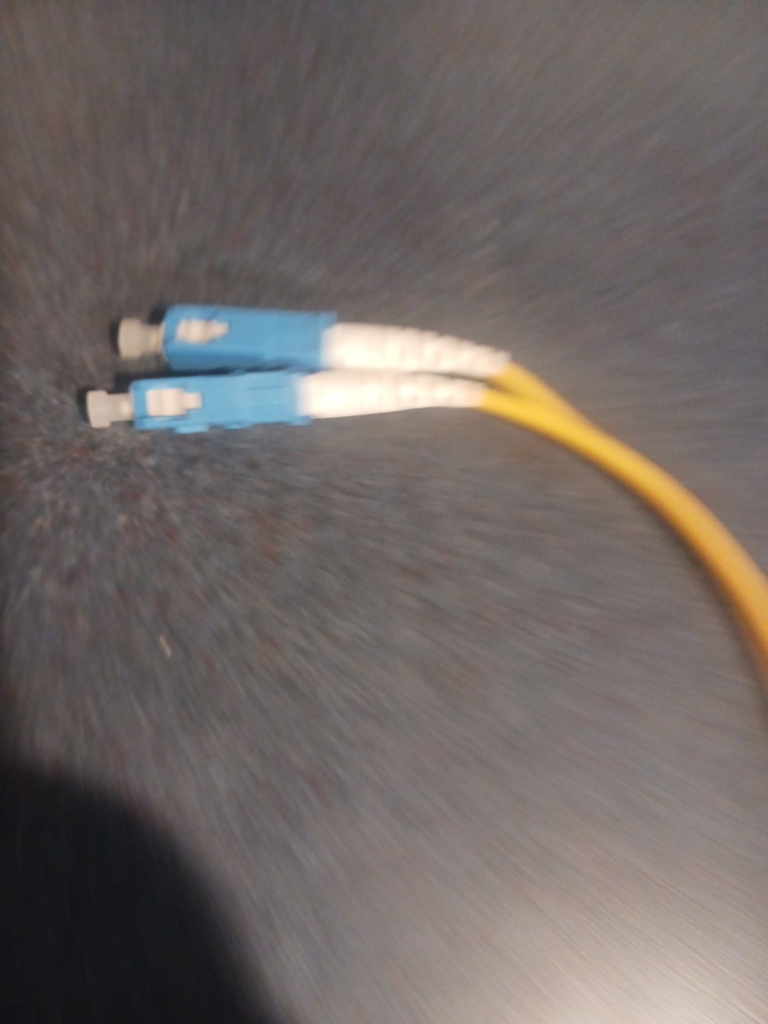 yellow fiber optic patch cable, 100 Feet