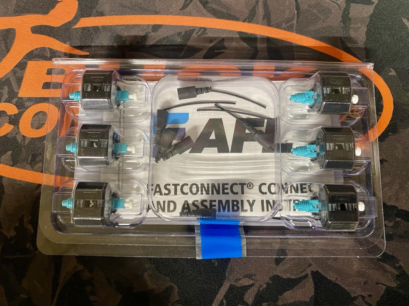 AFL LC 50/125 Multimode OM3 10Gig FASTConnect Fiber Connector (6 Pack)