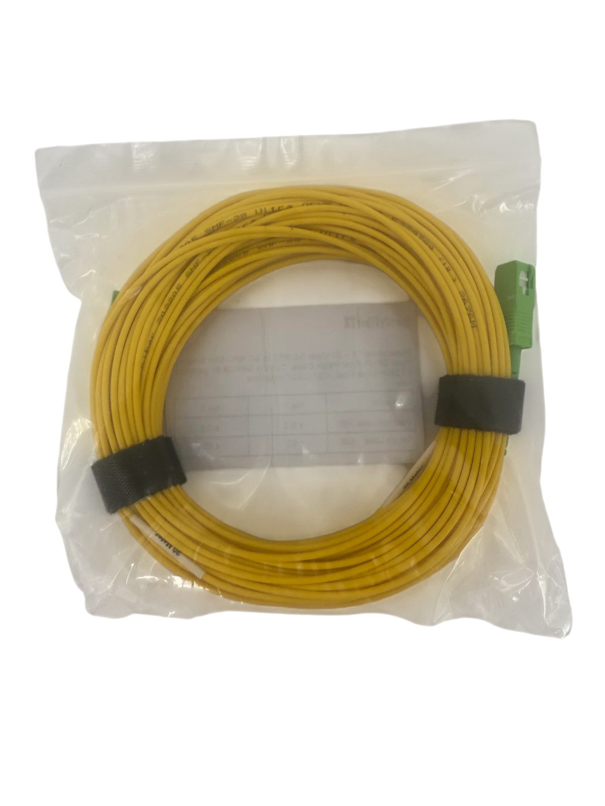 20M SC/APC to SC/APC Singlemode Fiber Optic Patch Cable