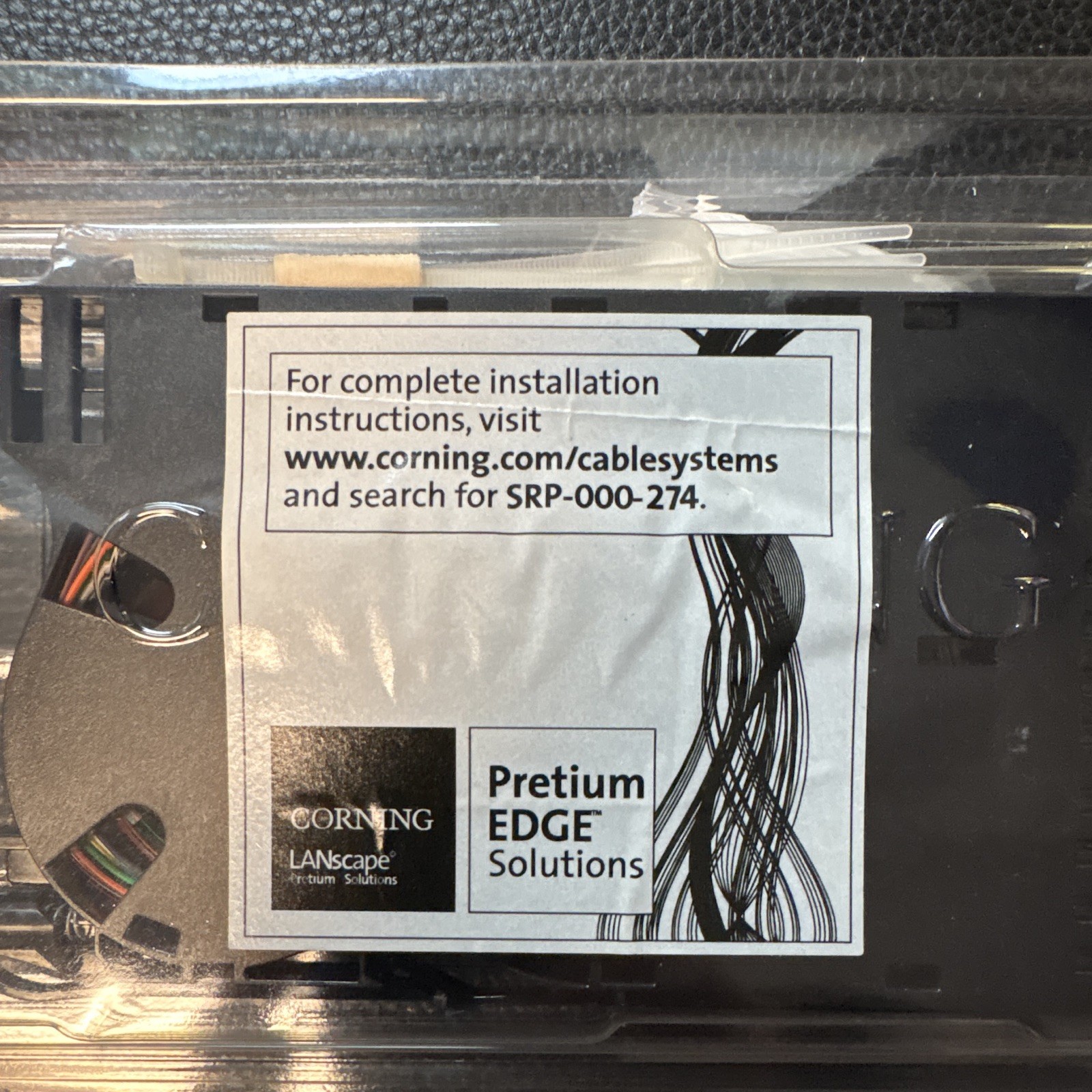 Corning Single-Mode UPC Single Fibre Splice Cassette EDGE-CS12-AE-P00RE