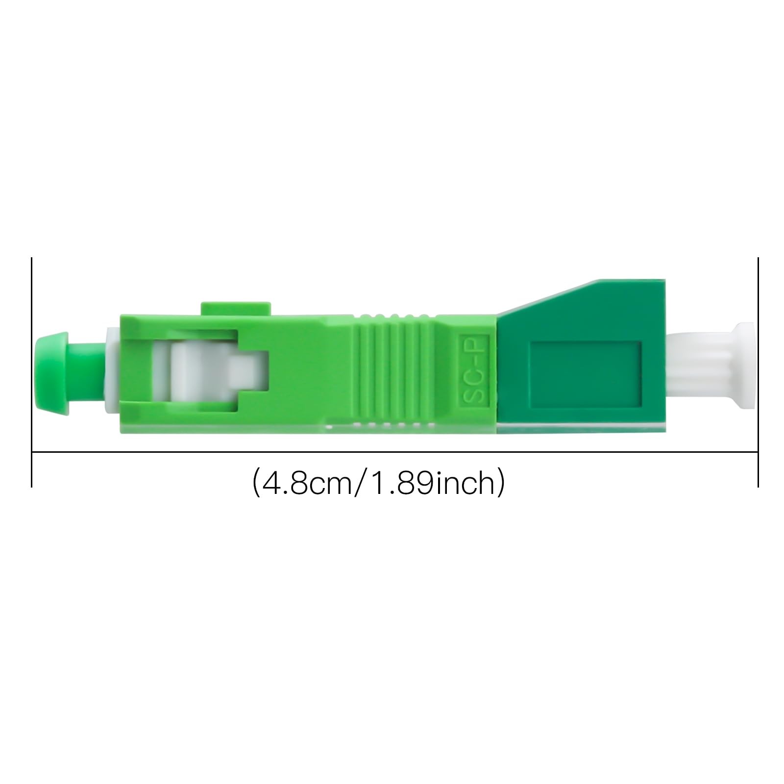 3 PCS Single Mode 9/125um SC/APC Male To LC/APC Female Hybrid Fiber Adapter
