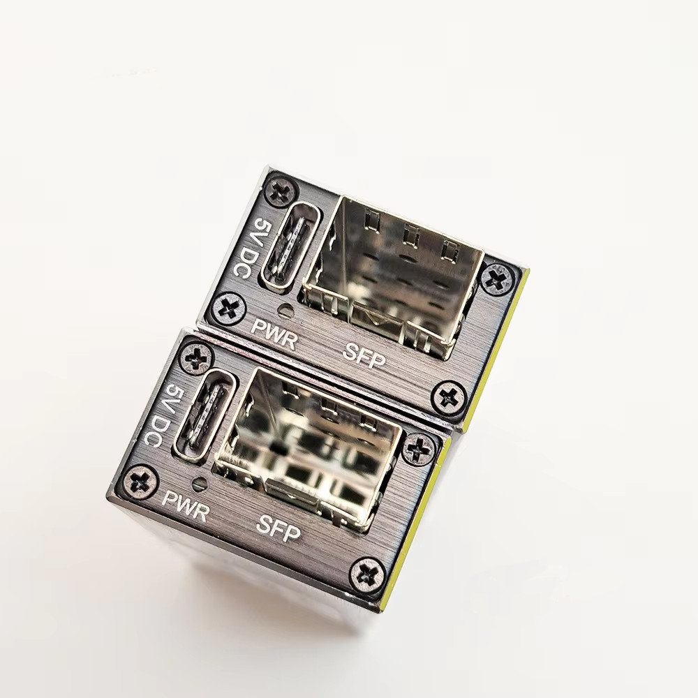 Mini SFP Optic Transceiver 100Mbps Converter Ethernet RJ45 Fiber to Electrical