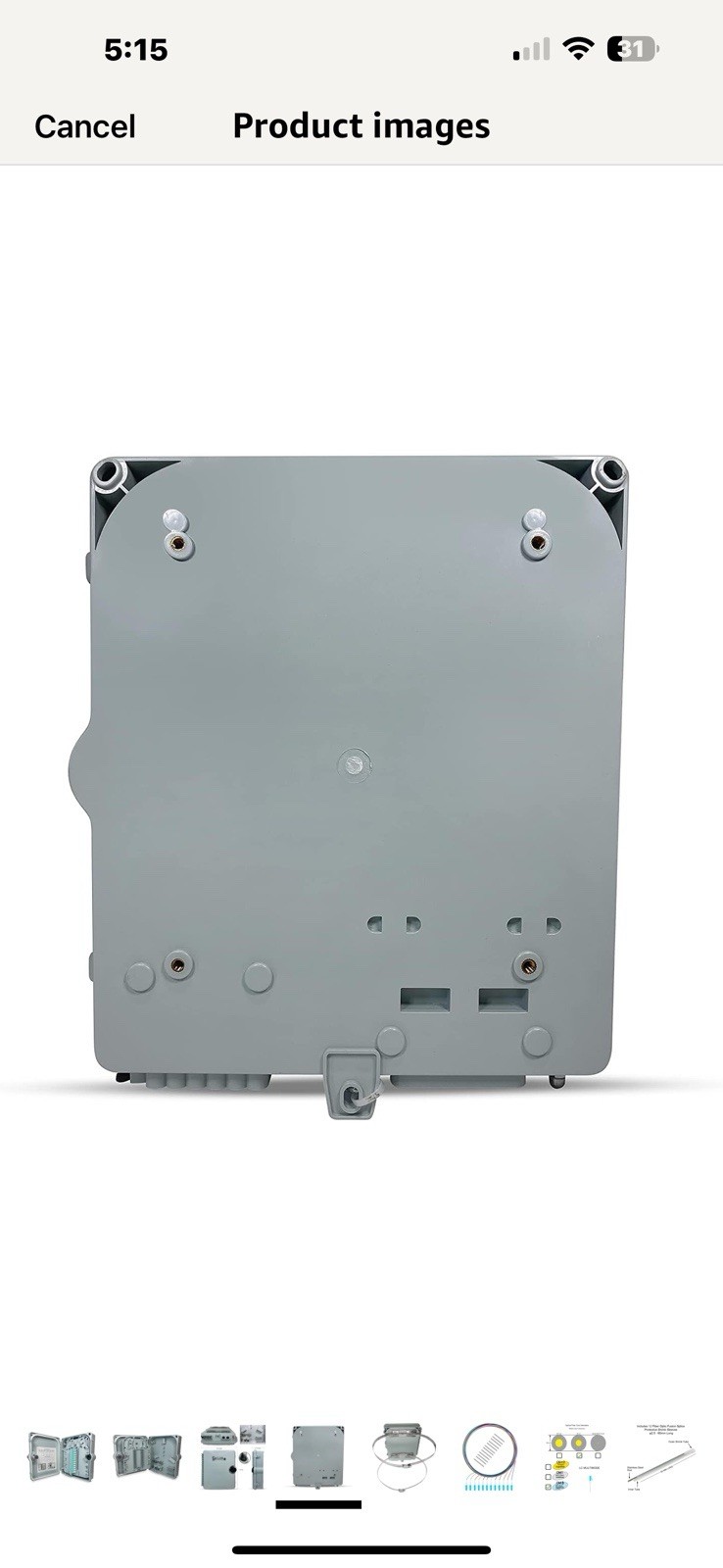 Fiber Optic Wall Or Pole Mount Enclosure Box (LC OM3 with Pigtails)