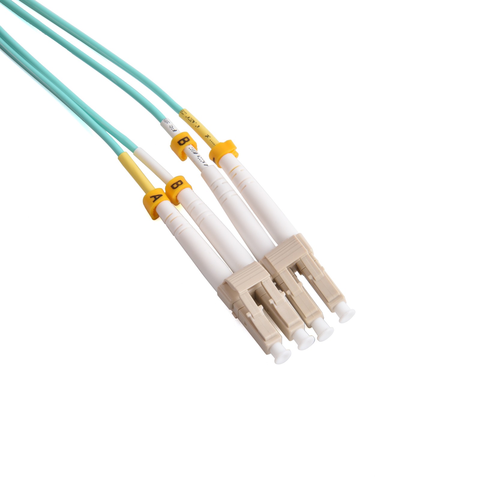 100G OM3 Multimode Fiber Optic Cable 2LC UPC Male to Male 2-Core 3M 5M 10M