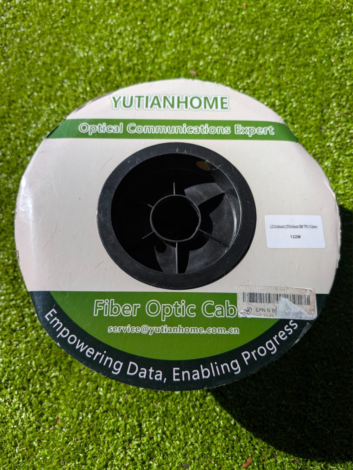 Yutianhome Fiber Optic Cable 122m, LC/Uniboot-LC/Uniboot SM TPU 5.0 mm