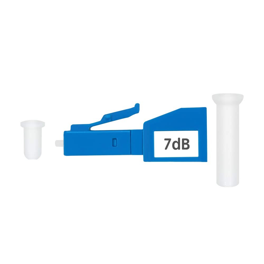 FLYPROFiber- 7dB LC Attenuator LC/UPC SM Single Mode Fixed Fiber Optic Attenu…