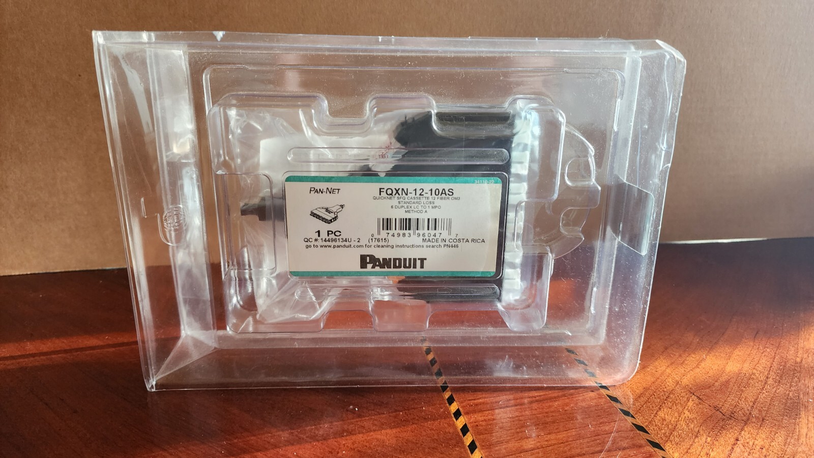 NEW and SEALDED Panduit FQXN-12-10AS Quicknet SFQ Cassette 12 Fiber 6 LC