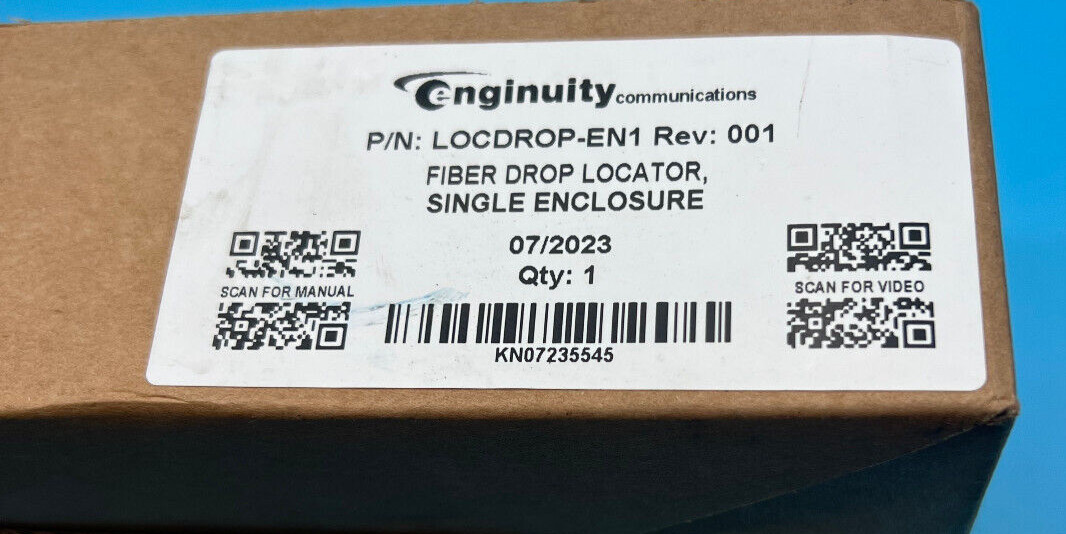 ENGINUITY COMMUNICATIONS LOC-DROP SPLICE ENCLOSURE LOCDROP-EN1