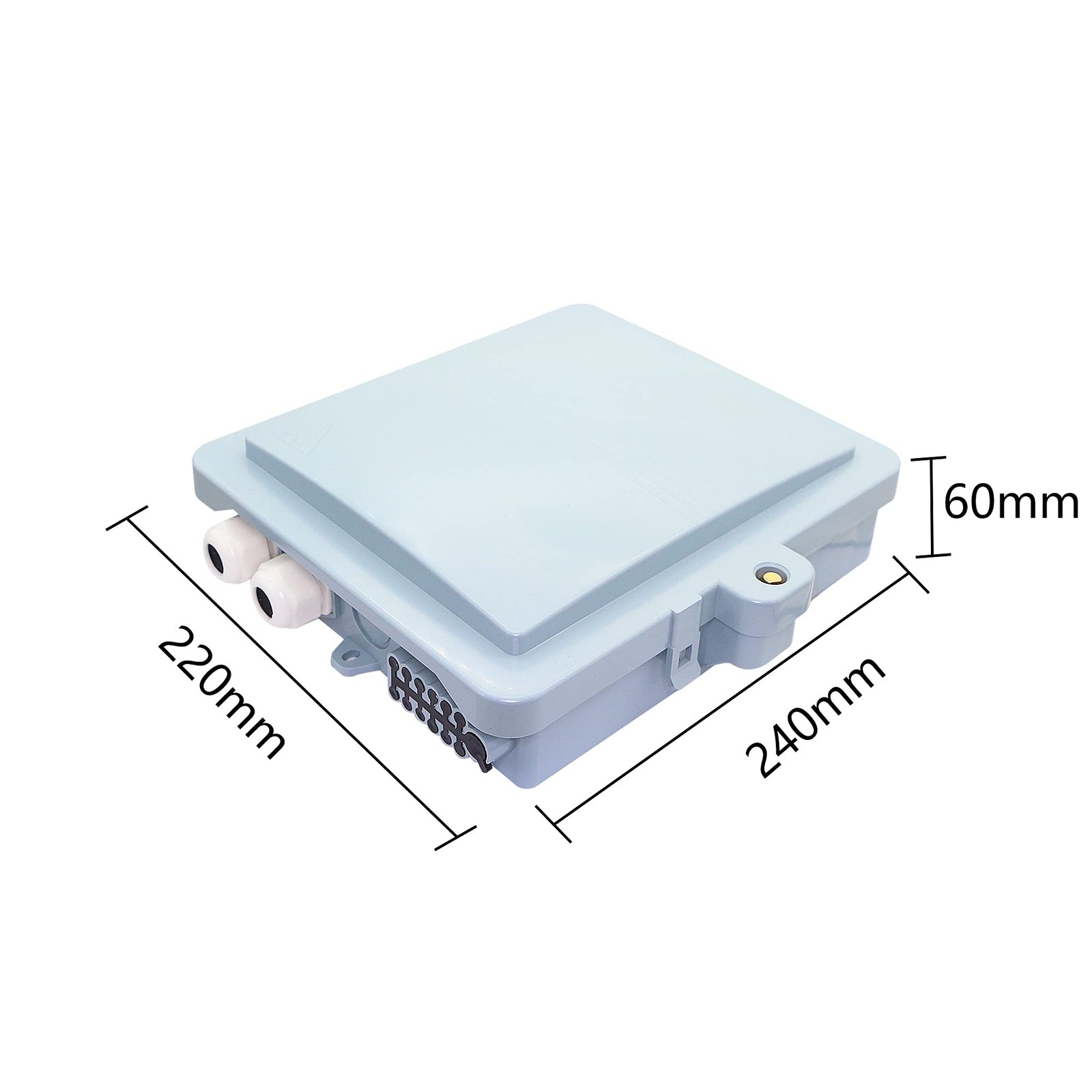 12-Core FTTH Fiber Distribution , IP65, 12-Port, Indoor/Outdoor Optical Fiber…