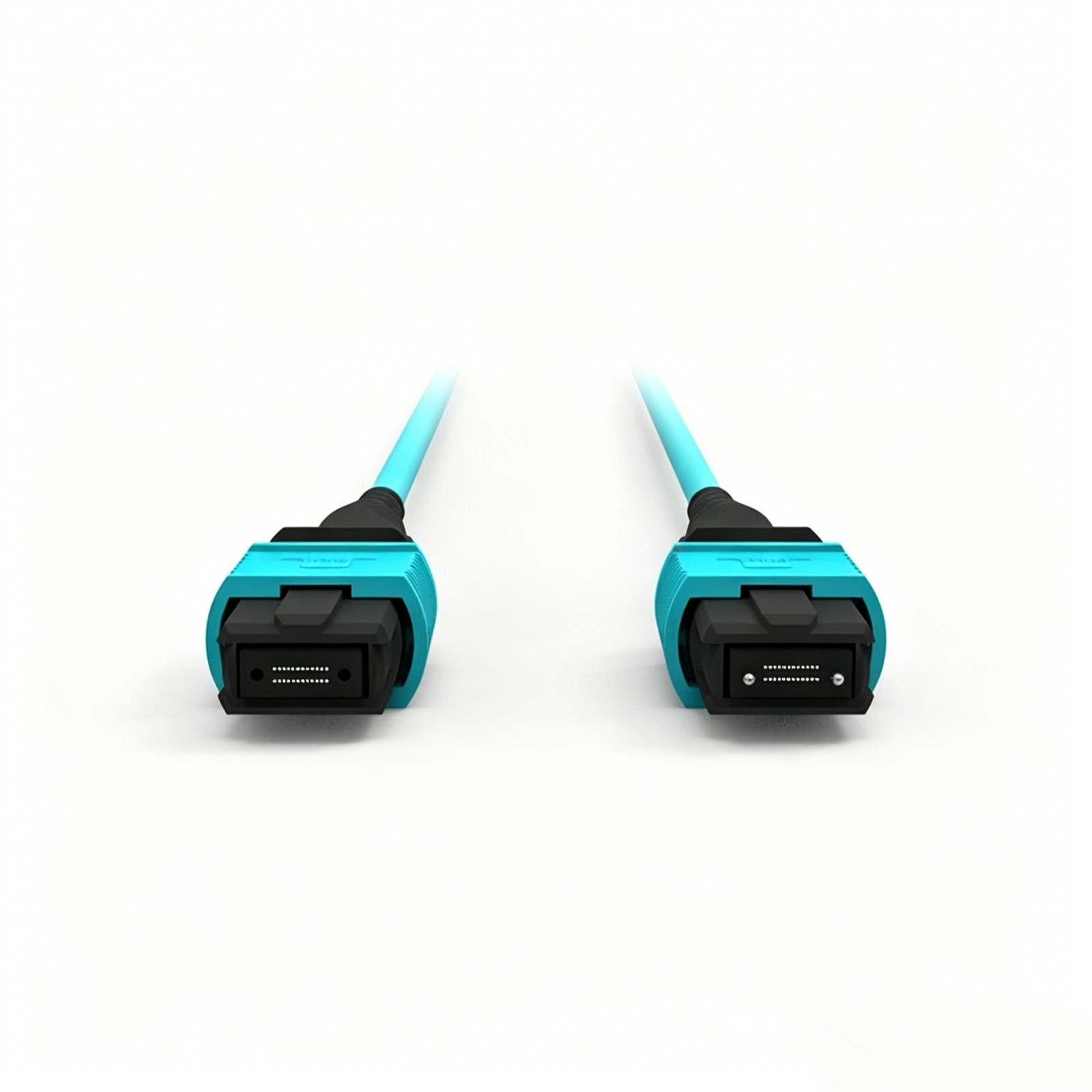 45M-100M 24 cores Fiber Optic Patch Cord MPO Type B OM3 Trunk Cable Fiber Jumper
