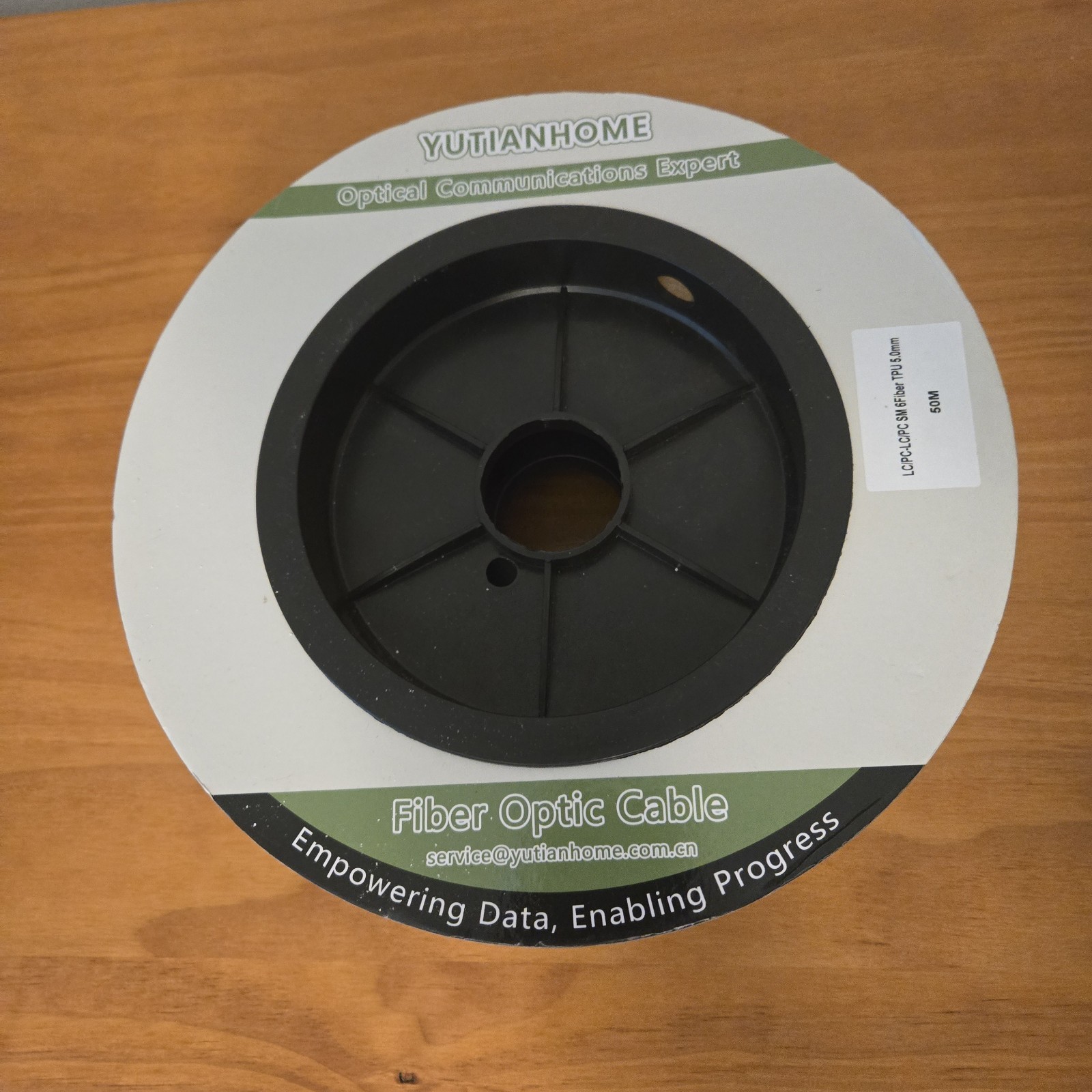 Yutianhome Fiber Optic Cable LC/PC-LC/PC SM 6Fiber TPU 5.0mm 50 m ***READ
