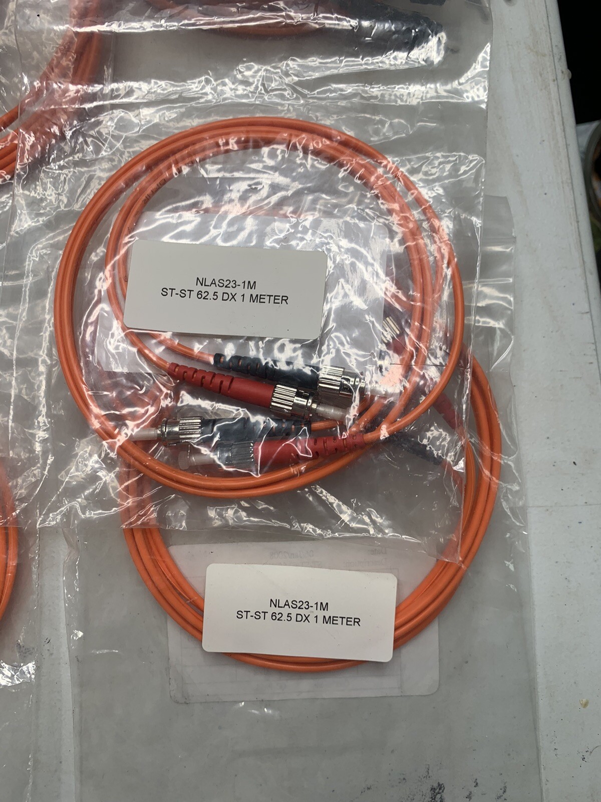 Lot of 40 Fiber Optic Patch Cable Orange LC FC ST SC MTRJ 1m 2m 5m 10m Mixed Lot