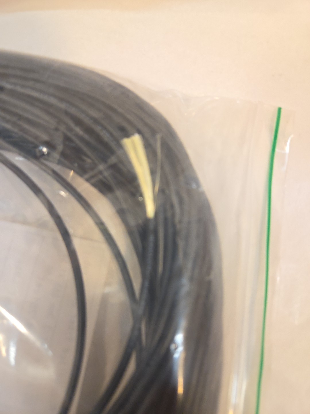 G657A1 85FT Ruggedized Fiber Patch Cable SC/APC-Blunt 3.0mm Black