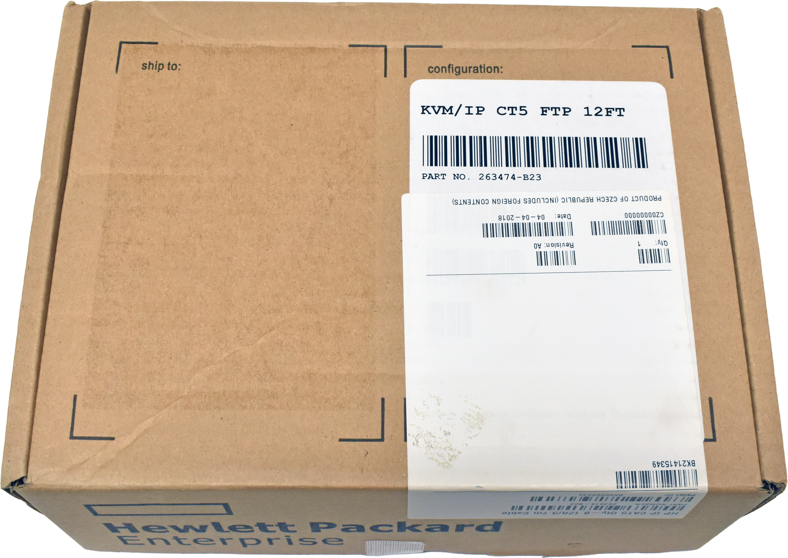 8-Pack HP 263474-B23 CAT5 KVM Cable RJ45 / RJ45 3.7m 263474-B23