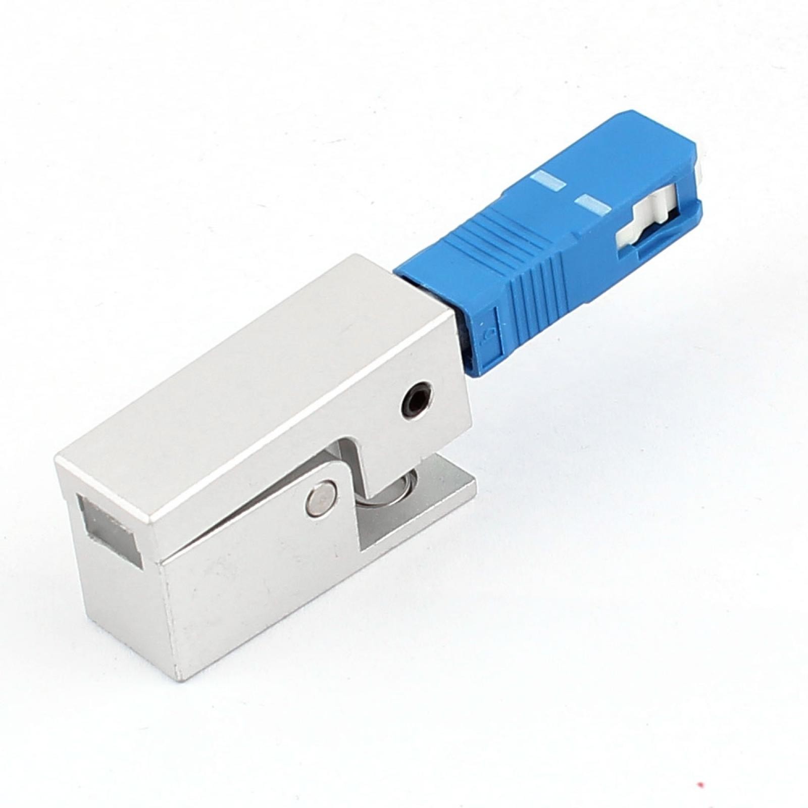 FTTH Fibre Optical Connector Square SC Bare Fiber Optic Adapter