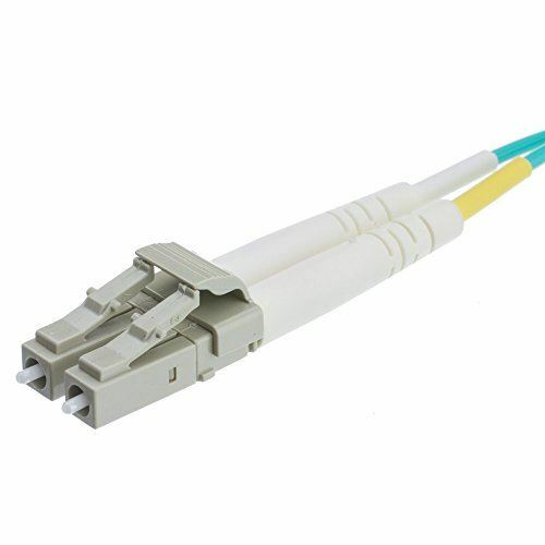 eDragon 10 Gigabit OM4 Fiber Optic Cable, LC/LC, Multimode, Duplex, 50/125, 1M