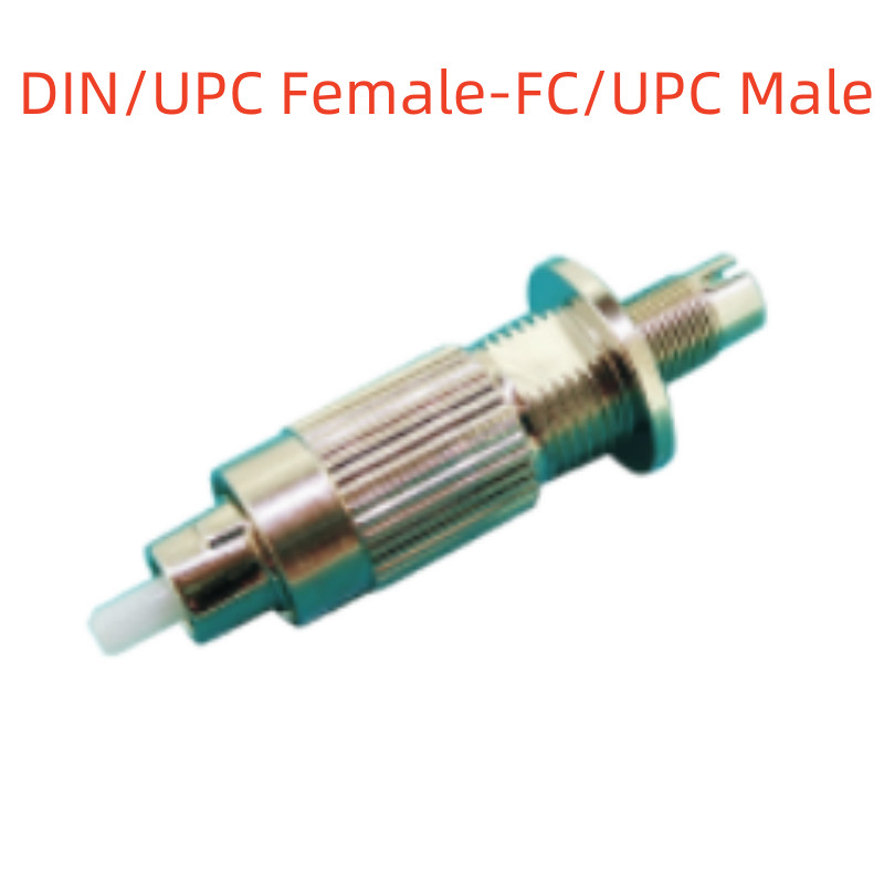 DIN Female to FC SC ST LC Male UPC SM Fiber Optical Adapter Optic Converter