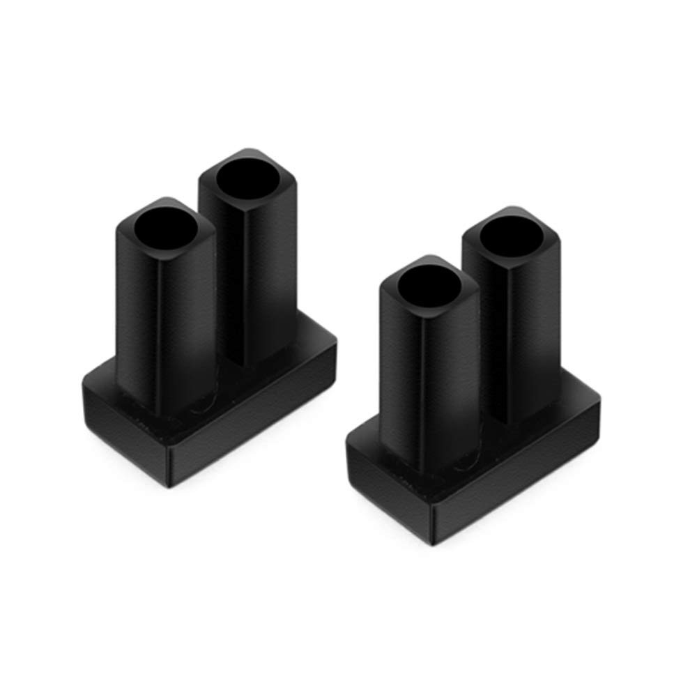 SFP/SFP+ Dust Caps 20pcs Black Silicone, Suitable for Duplex LC
