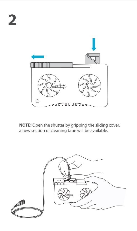 FS.com-FOCC-301-FIBER OPTIC CASSETTE CLEANER (500 Cleans)