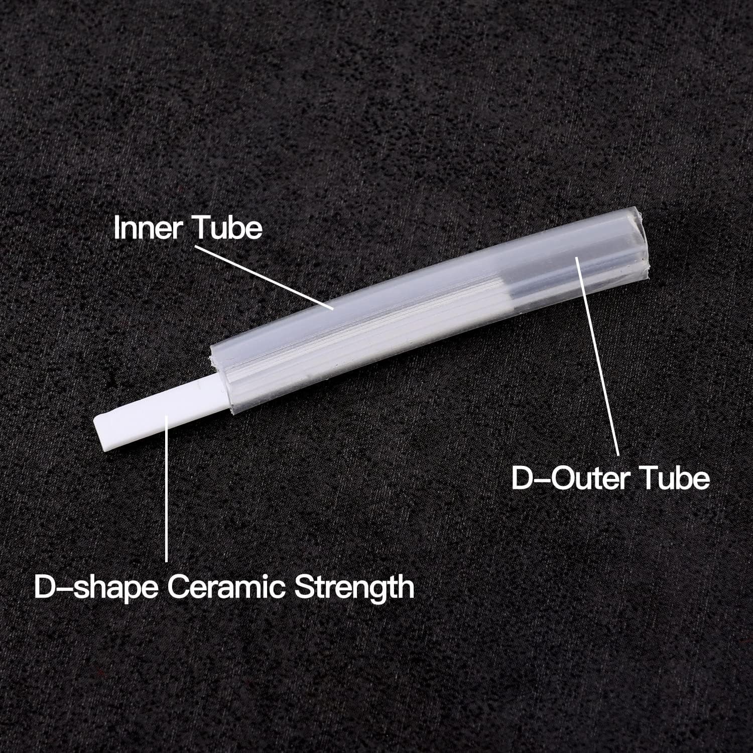 216Pcs Fiber Optic Fusion Sleeves 40mm – Clear