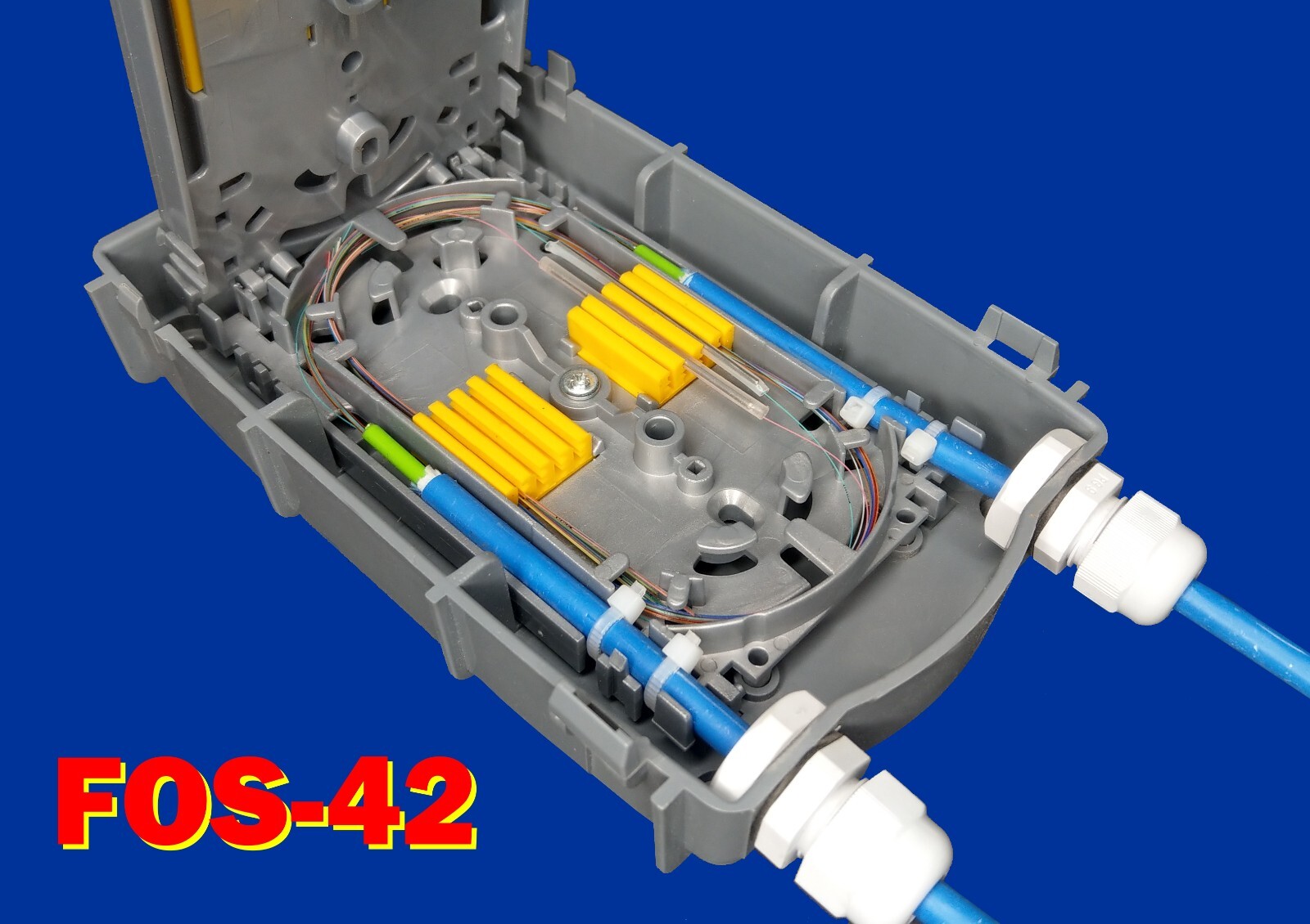 FOS-42 cassette variations Indoor fiber optic distribution box FTTH splice tray