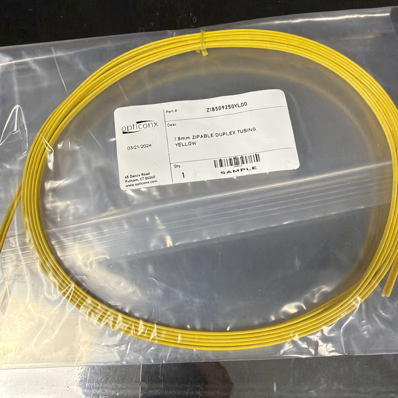 Opticonx Fiber Optic Installation Lot – UBK-96 Breakout Kit Splitters Tubbing Ca