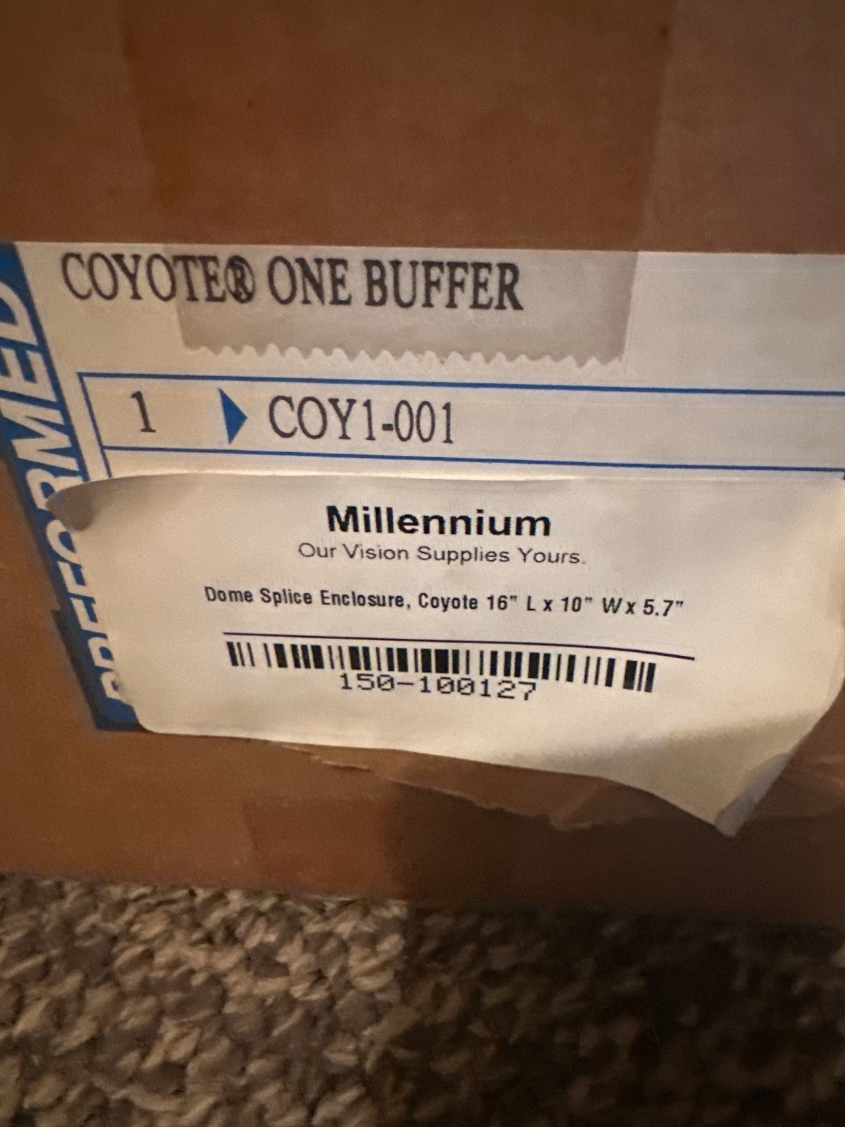 PLP Coyote ONE Dome Closure – COY1-001