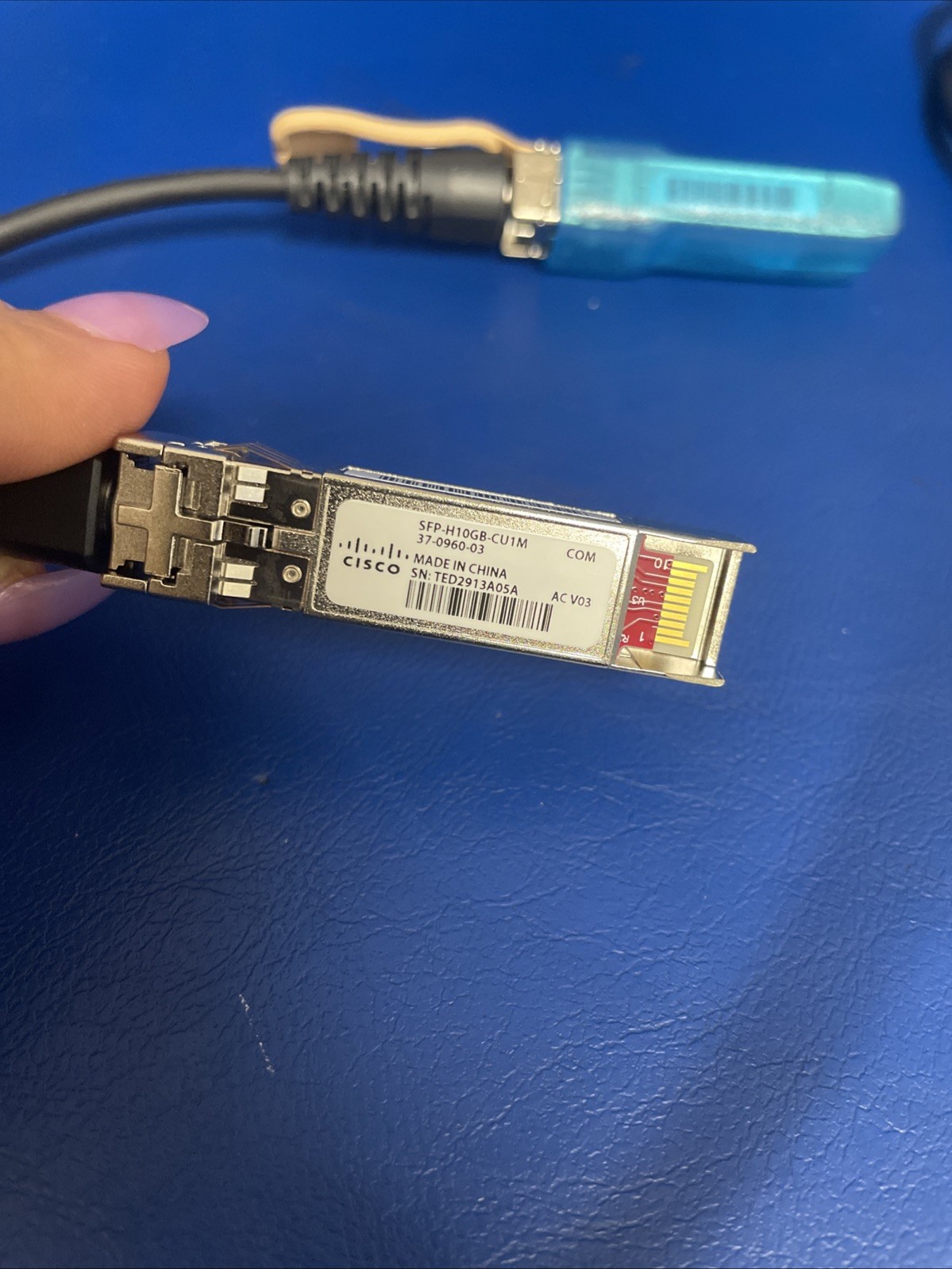 2X New CISCO SFP-H10GB-CU1M 10GBASE-CU SFP+ Cable 1 Meter .