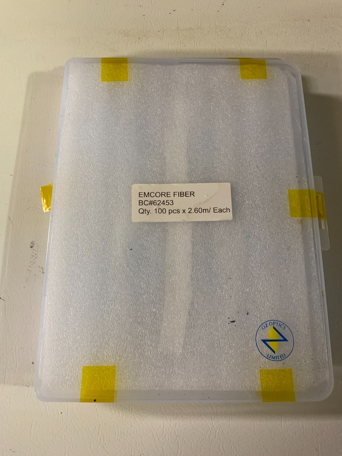 EMCORE Optical Fiber BC#62453 – Bulk Lot 2.6m Lengths – Quantity Unknown – No Co