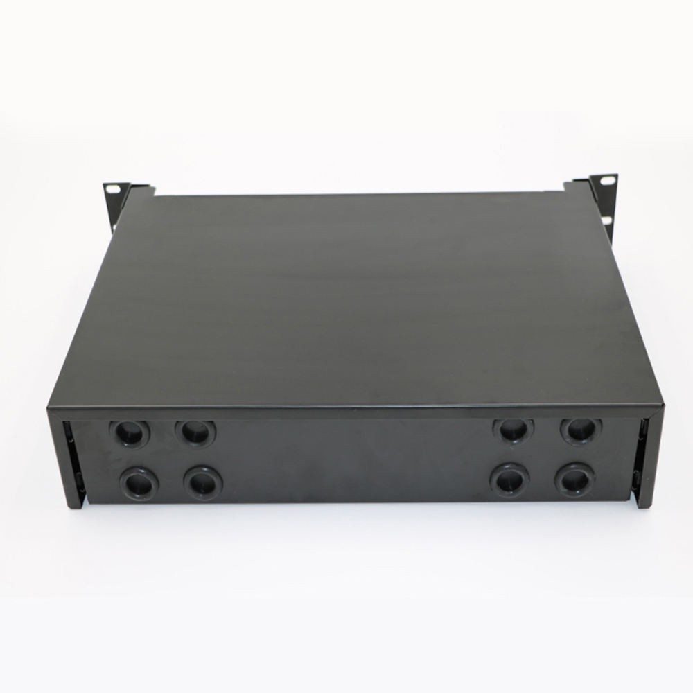 144 cores Fiber Optic ODF Terminal Box FTTH Box with Lc Apc Pigtail and Adapters