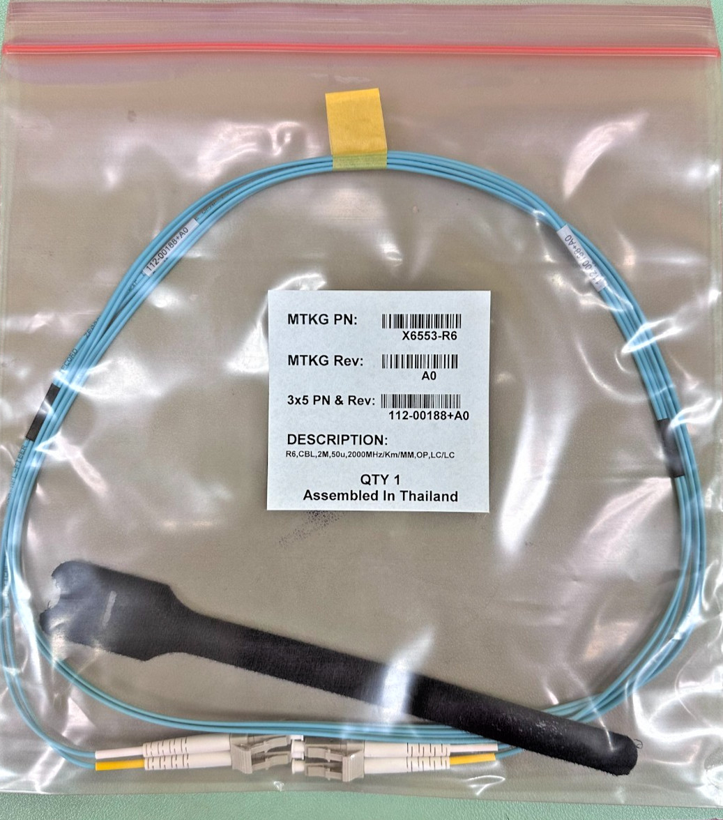 AFL NetApp X6553-R6 CBL 2M 50u LC/LC OP Fibre Optical Cable 112-00188+A0