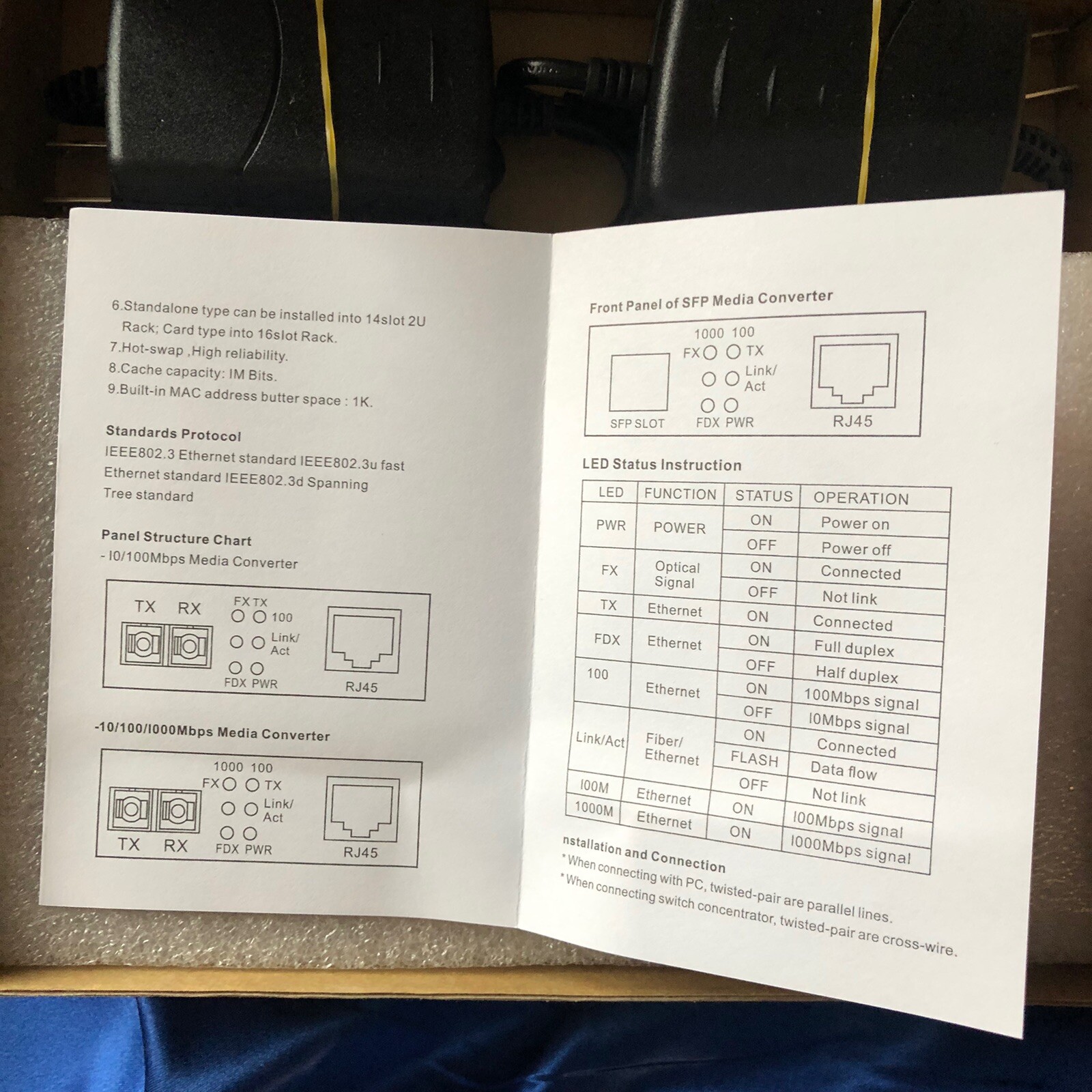 Fiber Ethernet Media Converter