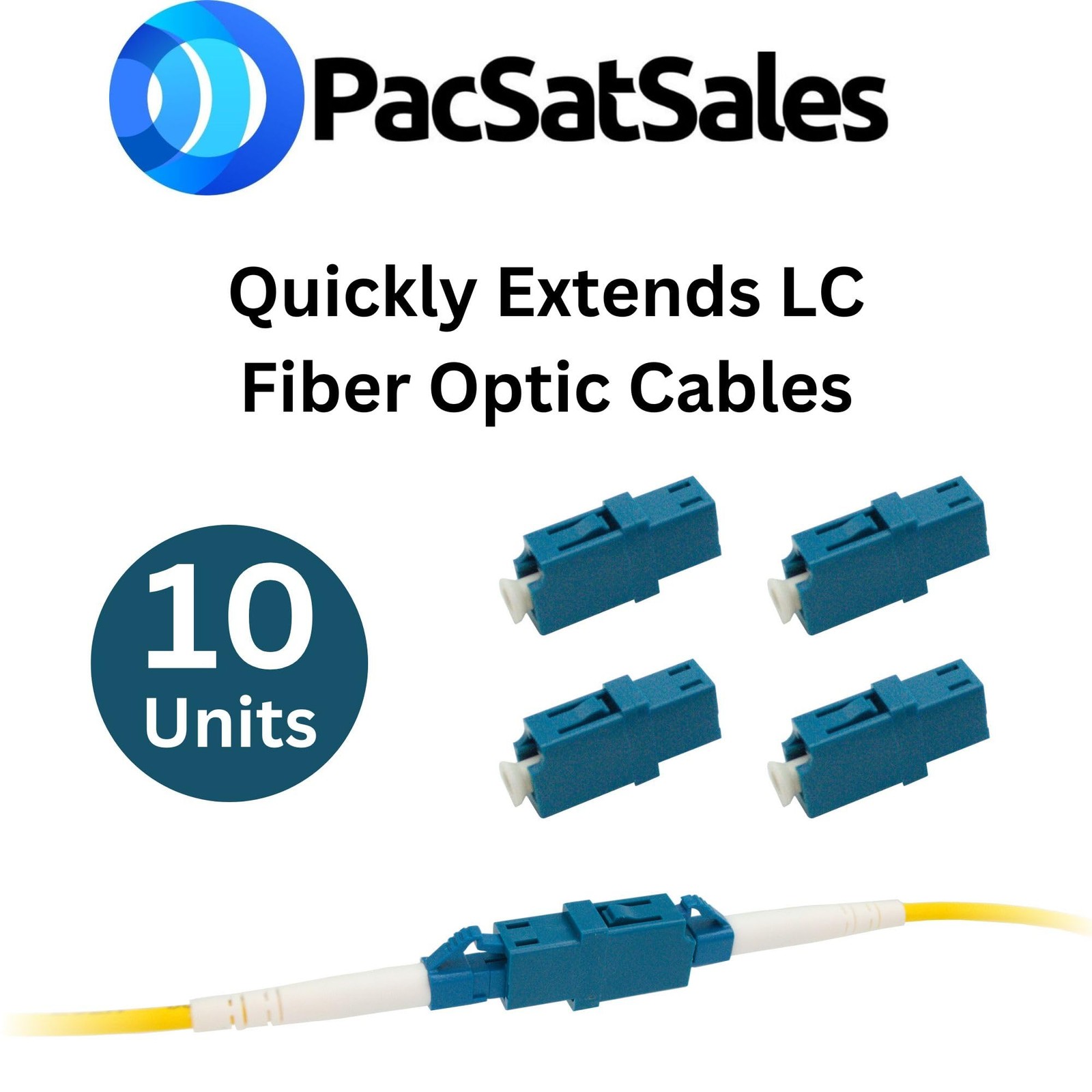 10 PCS LC Fiber Coupler Single Mode Set LCUPC Connector Simplex Duplex Adapt