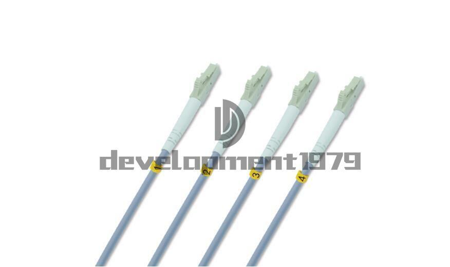 200M Armored Cable LC UPC -LC UPC 4 Strand Multi-Mode Fiber Patch Cord