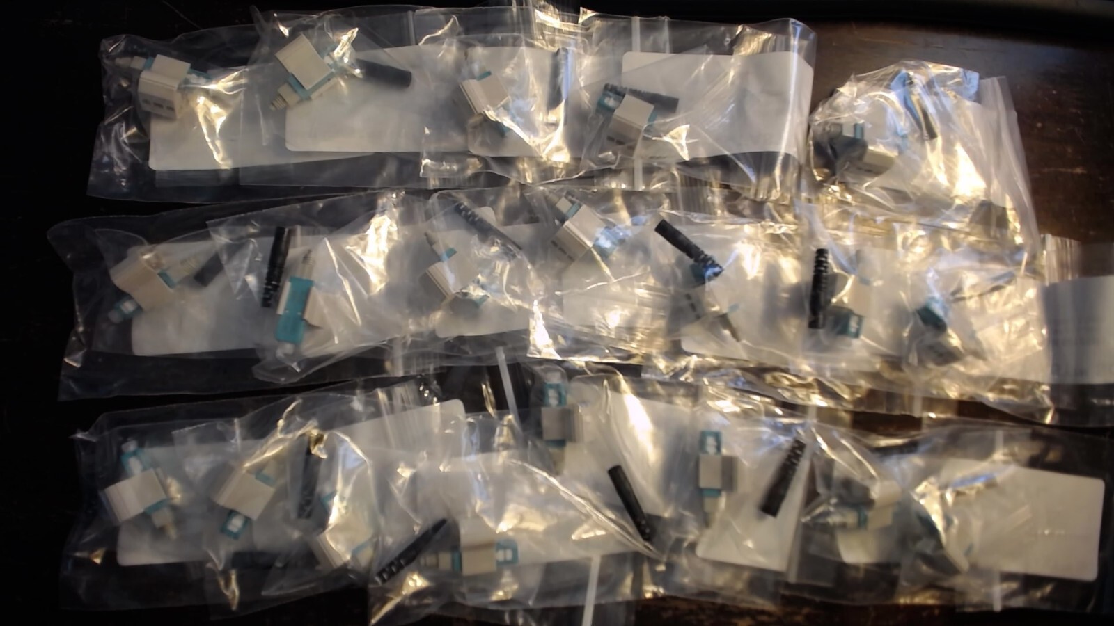 Multimode 50/125 Fiber FAST SC Connect .9mm/.25m/3.0mm