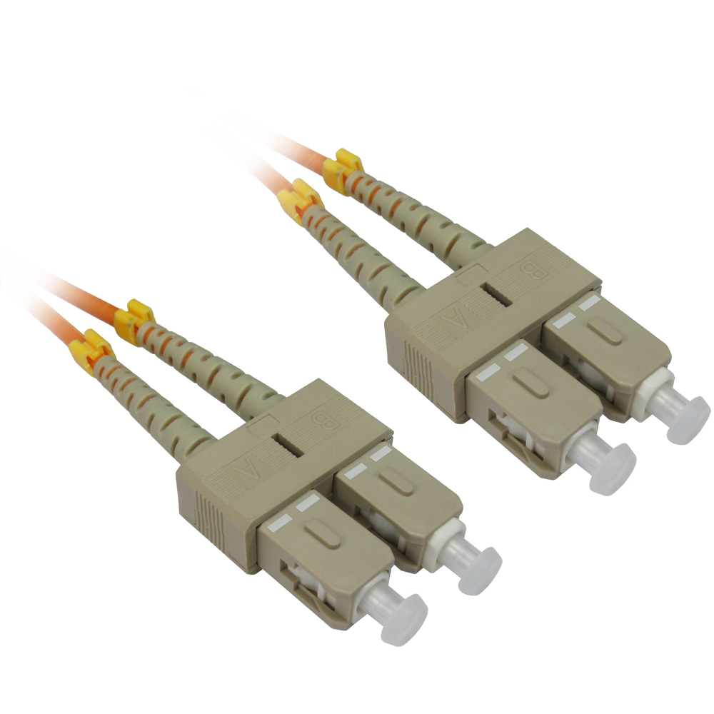 5m SC-SC Duplex 50/125 OM2 Multimode Fiber Patch Cable Orange Optic 16FT