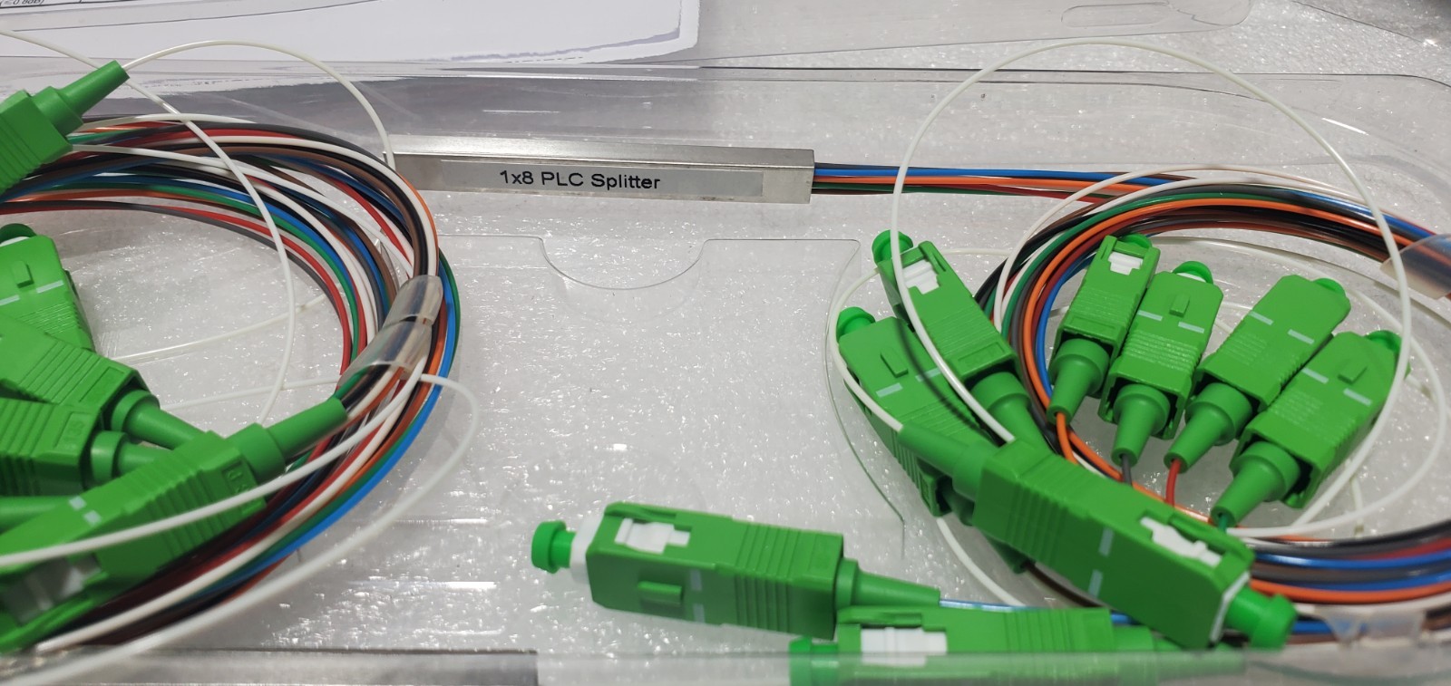 (LOT 2) 1×8 SINGLE MODE PLC Optical splitter DATA SHEET P/N: 1X8-PLC-0.9-1.0-SA