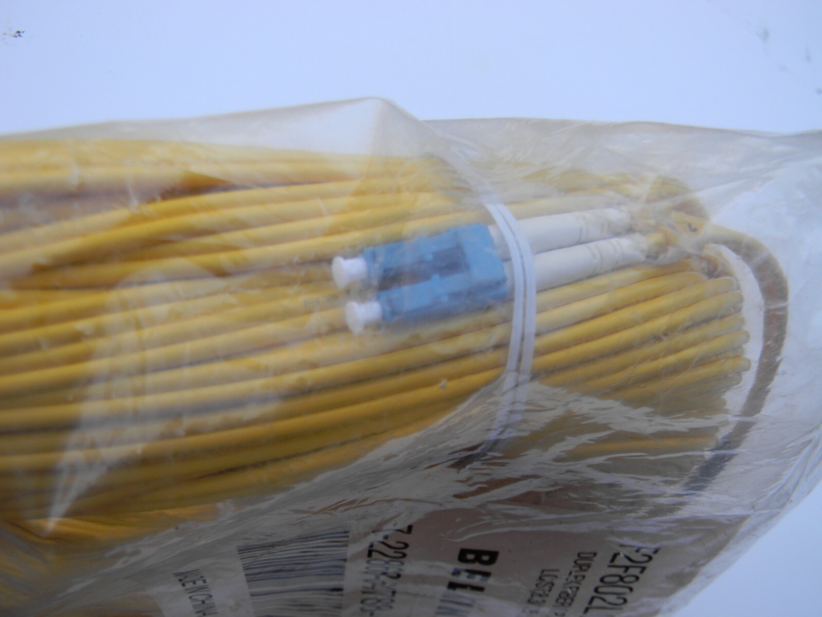 NEW Belkin 50M ST/LC 9/125 Duplex Fiber Optic Patch Cable Jumper Cord F2F802L0