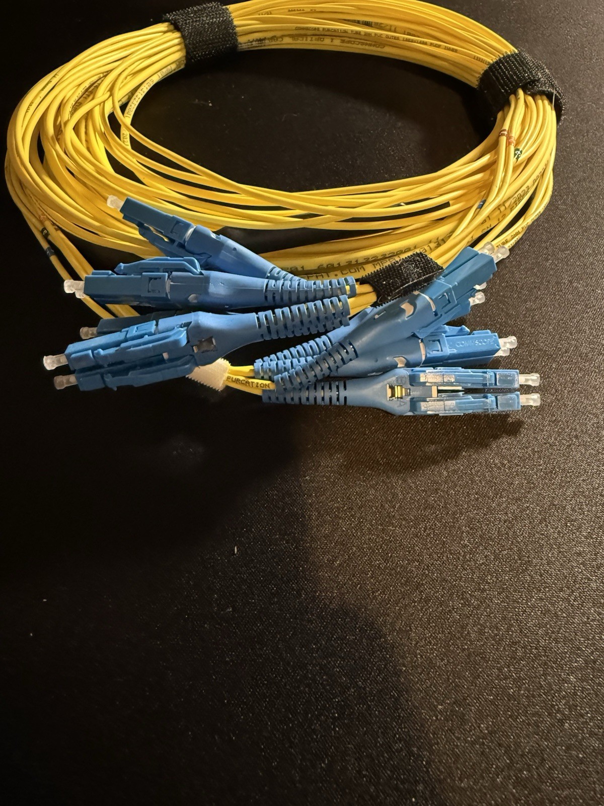LC-LC Single-Mode Duplex 4 Strand 9/125 Fiber Optic Patch Cord (Multiple Sizes)
