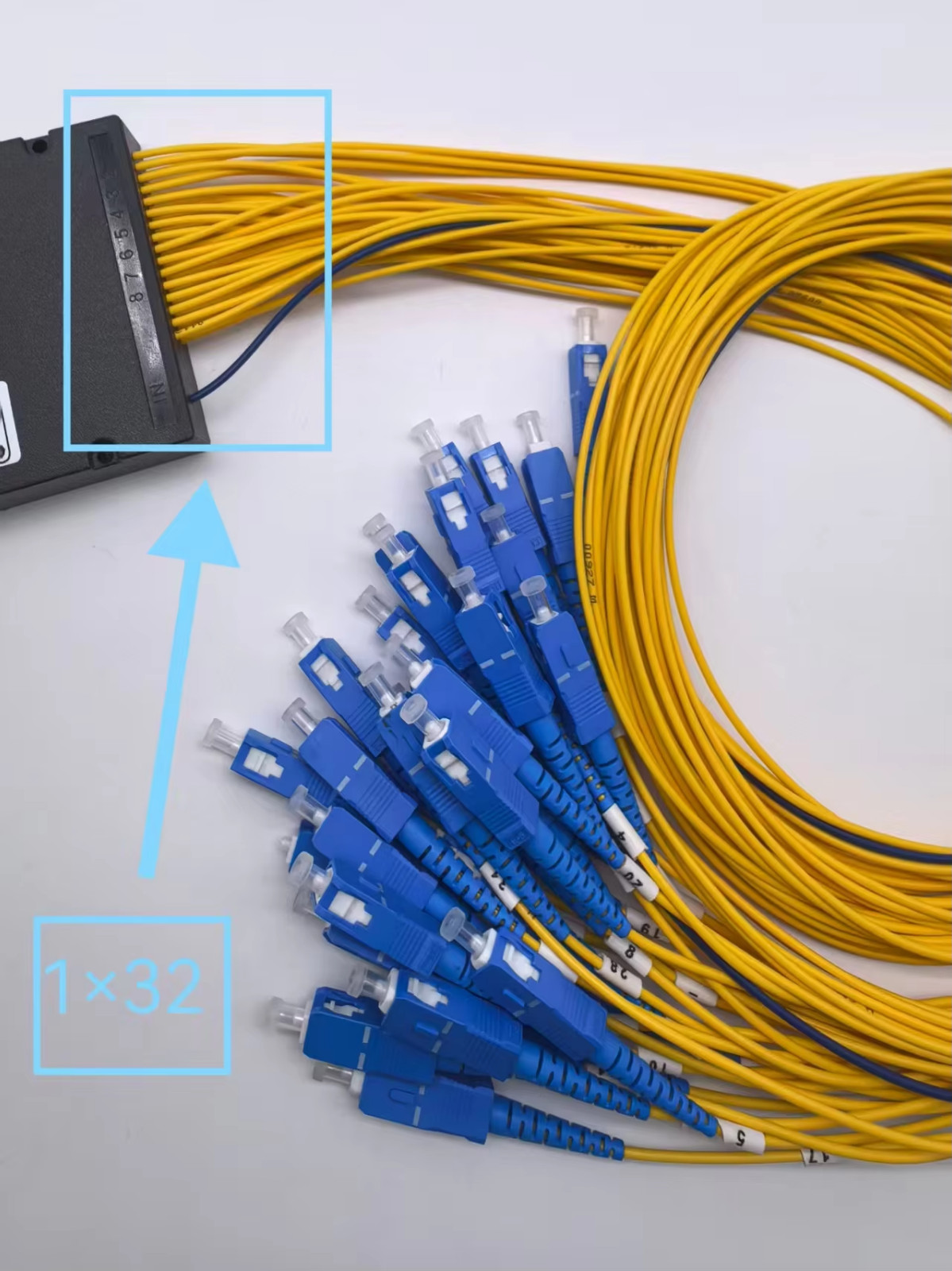 1*32 PLC Cassette Splitter Fiber Optic Splitter SC/APC SC/UPC for FTTH Splitter