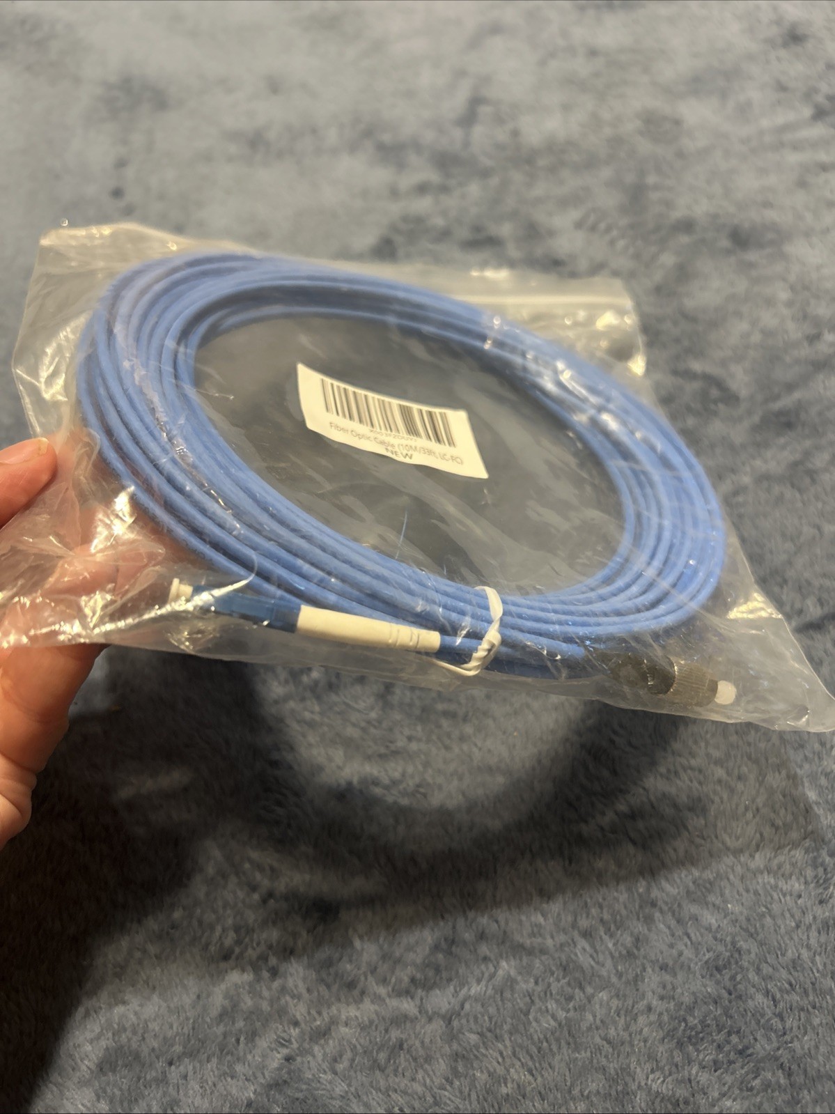 10m / 33 Ft 15m LC to ST UPC Armored Fiber Optic Patch Cord Cable New A11